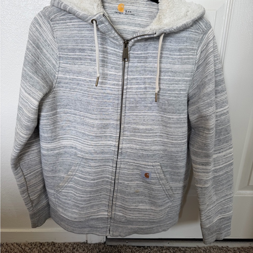 Carhartt Gray Zip-Up Women’s Sweater